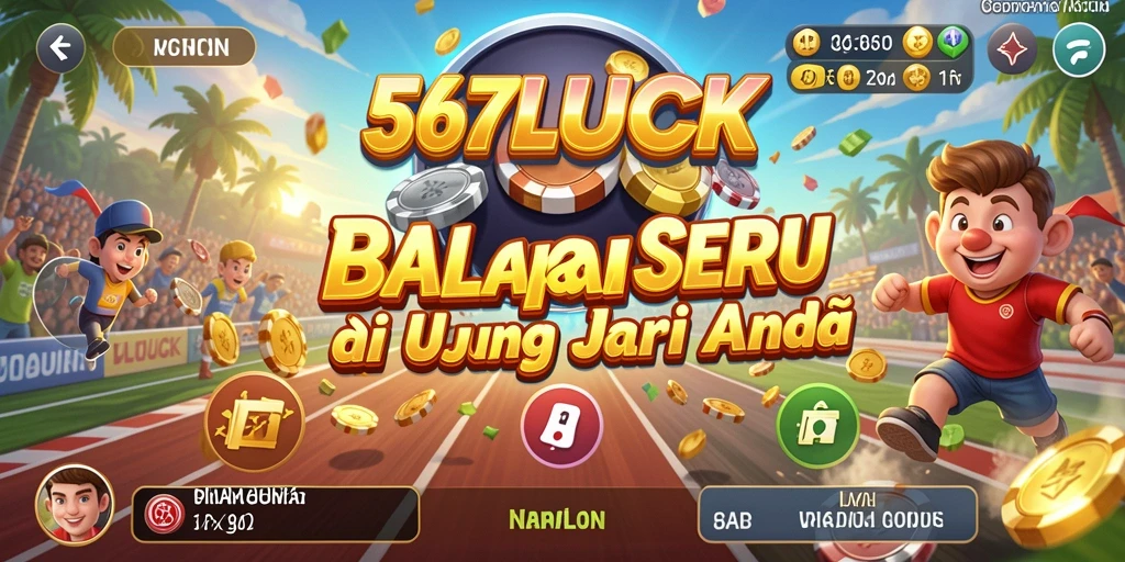 Tampilan gameplay balapan di 567LUCK yang menegangkan.