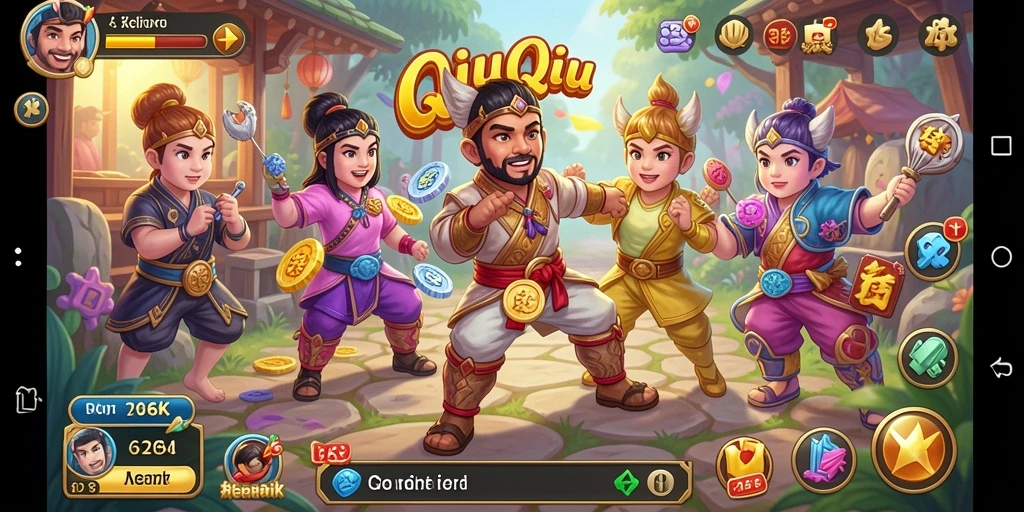 Gameplay seru QiuQiu dalam 66K yang penuh strategi.