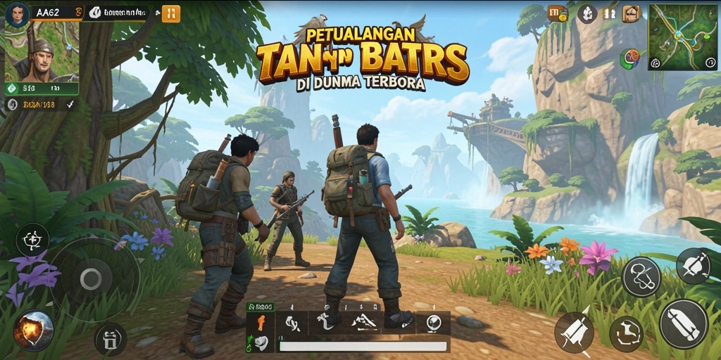 Gameplay menakjubkan dalam dunia terbuka AA62.