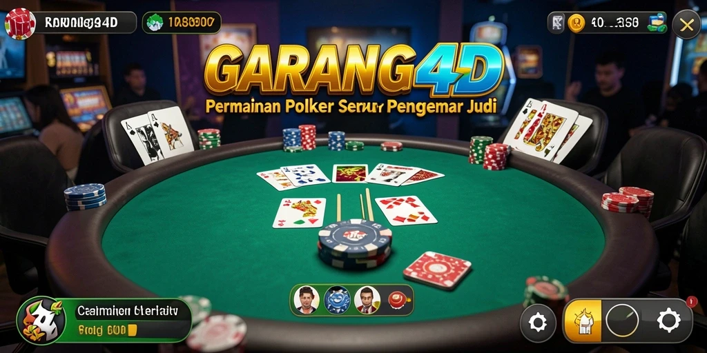 Tampilan gameplay GARANG4D yang mendebarkan dalam poker.