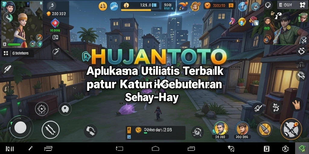 Screenshot utama HUJANTOTO menampilkan antarmuka pengguna yang intuitif.