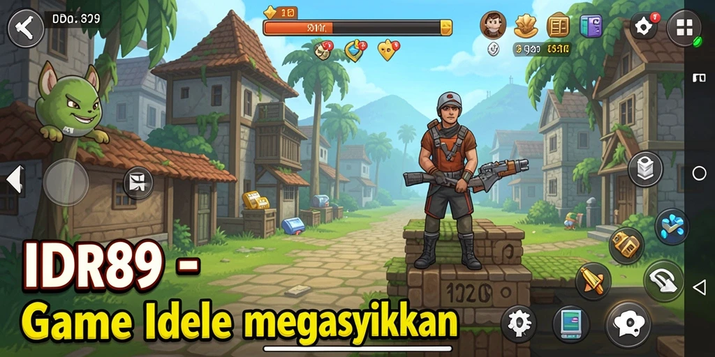 Screenshot gameplay IDR89 yang menunjukkan keseruan mengelola sumber daya.