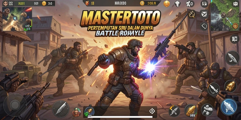 Tampilan gameplay seru dan mendebarkan di arena pertarungan MASTERTOTO.