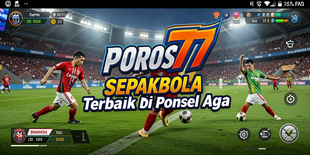 Tangkap aksi nyata dalam gameplay sepakbola POROS77.