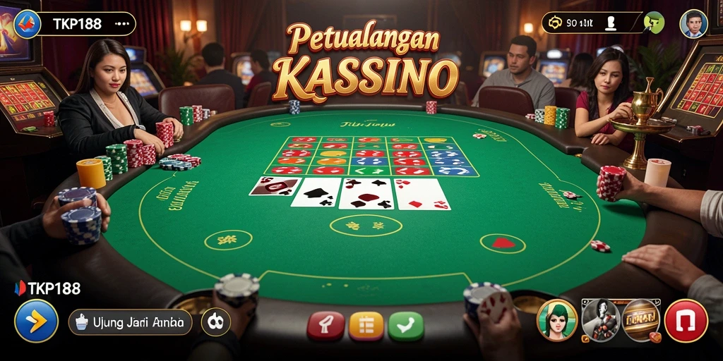 Tampilan menarik dari gameplay Kasino di TKP188.