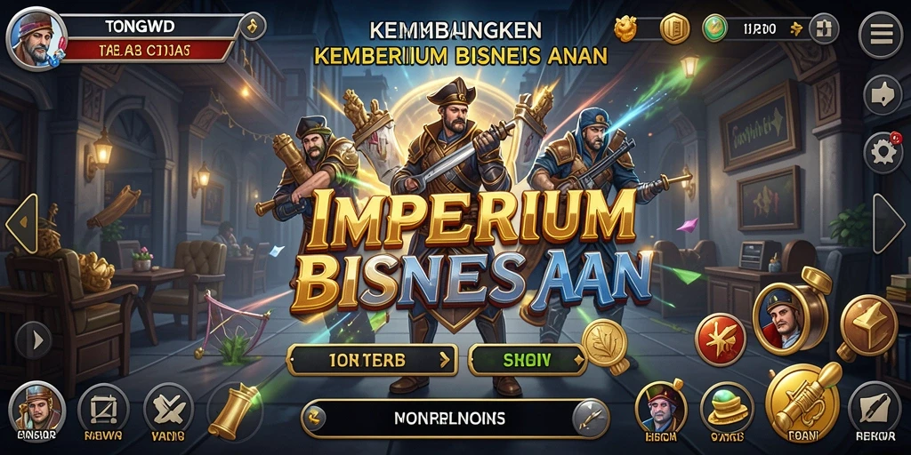 Tangkapan layar dari gameplay TONGWD yang menampilkan suasana bermain Tycoon.