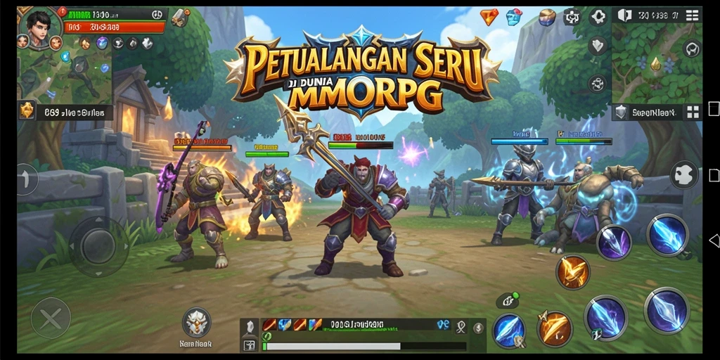 Tampilan gameplay seru di <strong>V89</strong> menampilkan aksi petualangan MMORPG.